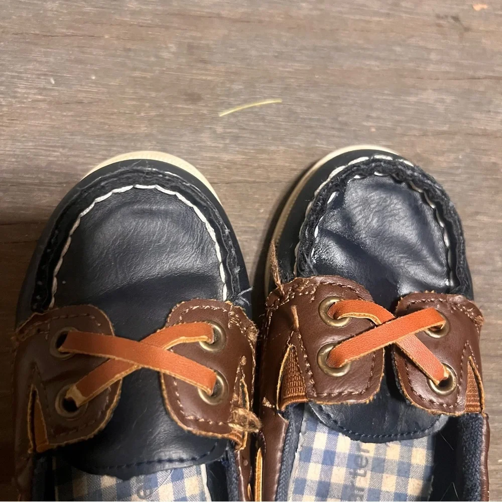 Carter's Brown and Blue Loafers for Kids